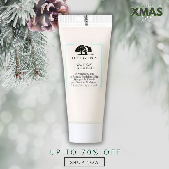 ORIGINS Out Of Trouble 10 Minute Moisture Mask  0.5 OZ - Picture 1 of 3